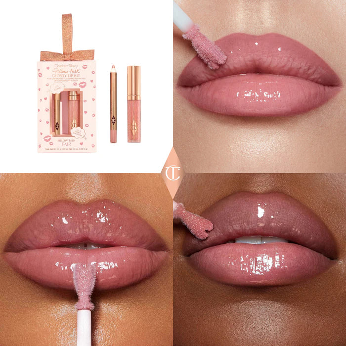 Charlotte Tilbury Mini Pillow Talk Glossy Lip Duos
