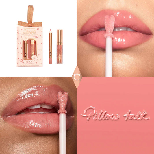 Charlotte Tilbury Mini Pillow Talk Glossy Lip Duos