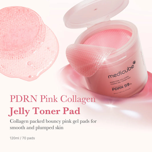 Medicube PDRN Pink Collagen Tining Gel Toner Pad