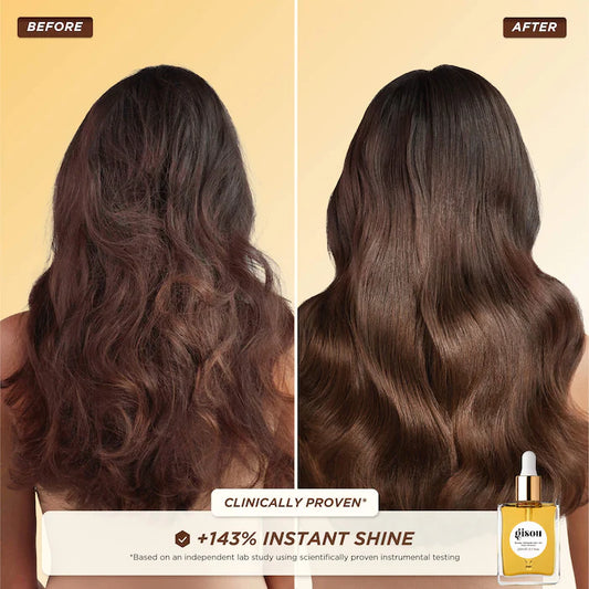 Gisou Glossy & Glazed Hair & Lip Oil Set