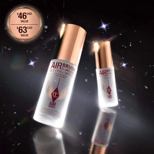 Charlotte Tilbury Mini Airbrush Flawless Setting Spray Duo Gift Set