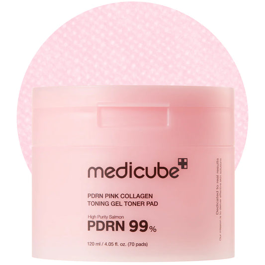 Medicube PDRN Pink Collagen Tining Gel Toner Pad