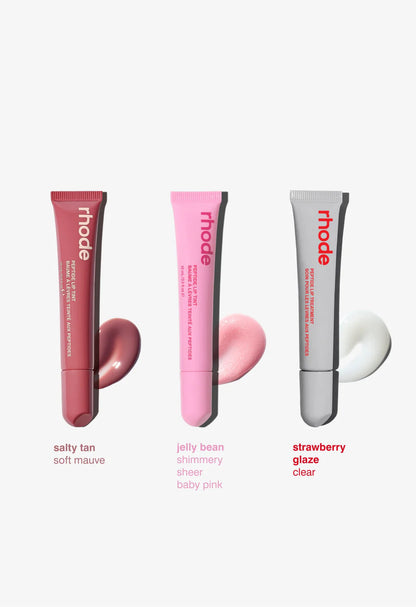 Rhode The Peptide Lip Trio Strawberry Glaze + Jelly Bean + Salty Tan