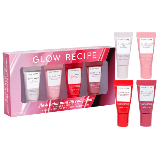 Glow Recipe Mini Glassn Nalm Lip Collection Gift Set
