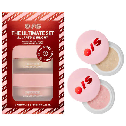 One Size Ultimate Blurring Setting Powder Blurre & Bright Travel Duo