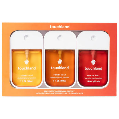 Touchland Limited Edition Power Mist Hydrating Hand Sanitizer Seasonal Trio Set