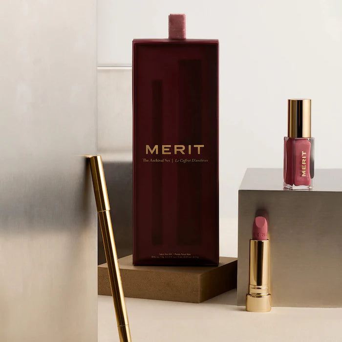 Merit The Archival Lip Essentials Gift Set